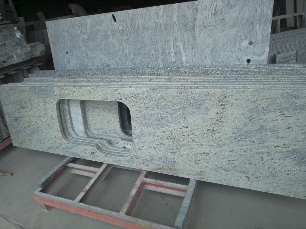 kashmir white granite countertop