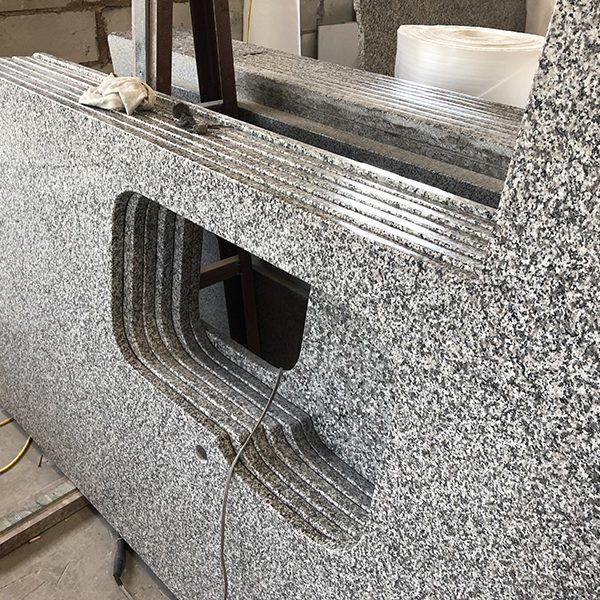 Natrual granite barthroom countertop-G623,G623 custom vanity top