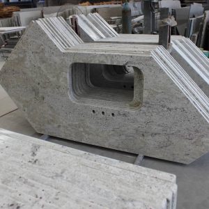 river white granite countertop